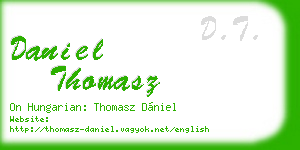 daniel thomasz business card