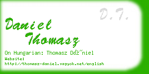 daniel thomasz business card